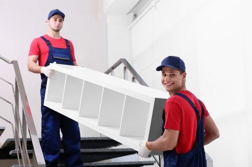 Professional Harrow removal team handling packing and transport services