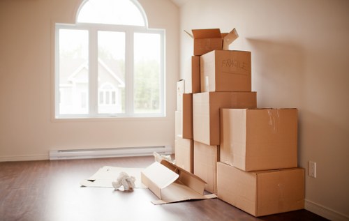 Harrow removals company managing furniture and household items in a local move