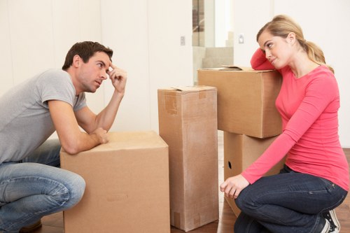 Careful wrapping and boxing of fragile household items in Harrow