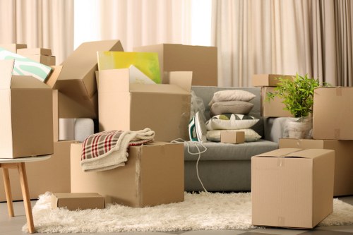 Unpacking boxes in a new Harrow property for a quicker settle-in