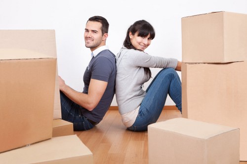 Careful packing and transport of furniture for a local move