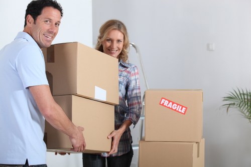 Household removal service for a flat in Harrow