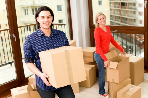 Risk assessment and packing checks before removal work